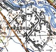 Topographic map of Kyydantsi