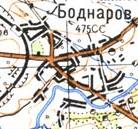 Топографічна карта Бондарового