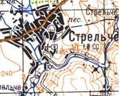Topographic map of Strilche