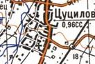 Topographic map of Tsutsyliv