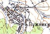 Топографічна карта Пужниок