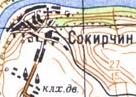 Топографічна карта Сокирчиного