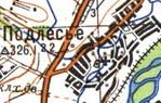 Топографічна карта Підлісся