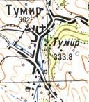 Топографічна карта Тумира