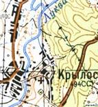 Topographic map of Krylos