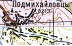 Топографічна карта Підмихайлівців