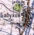 Topographic map of Babukhiv