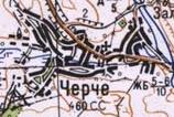 Topographic map of Cherche