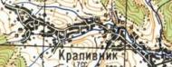 Топографическая карта Крапивника