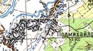 Topographic map of Pidmykhaylya