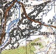 Topographic map of Zarichchya