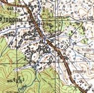 Topographic map of Utoropy
