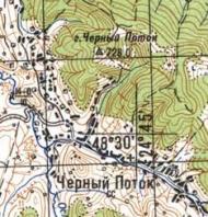 Topographic map of Chornyy Potik