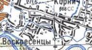 Topographic map of Voskresyntsi