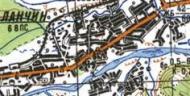 Топографічна карта Ланчиного