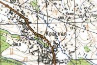 Topographic map of Krasna