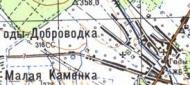 Topographic map of Gody-Dobrovidka