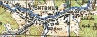 Topographic map of Vytvytsya