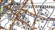 Топографічна карта Богородчанів